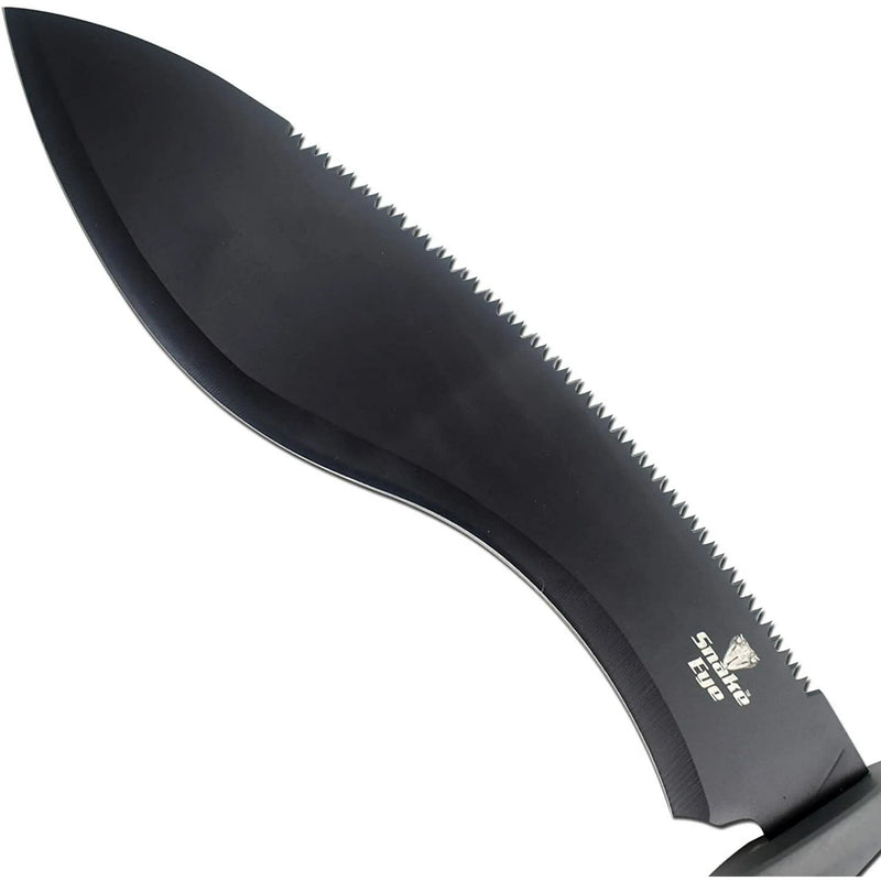 Snake-Eye 17.5" Kukri Saw-Back Machete