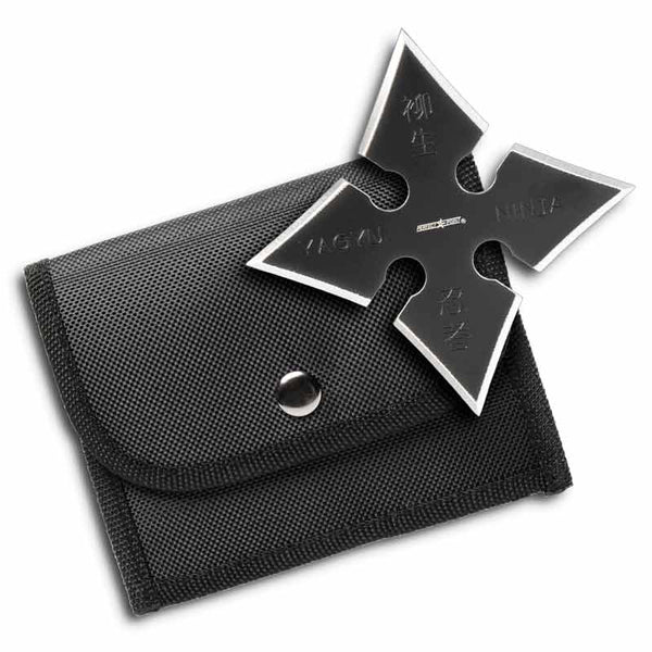 Blades 4 Blade Black Moon Ninja Throwing Star 4″