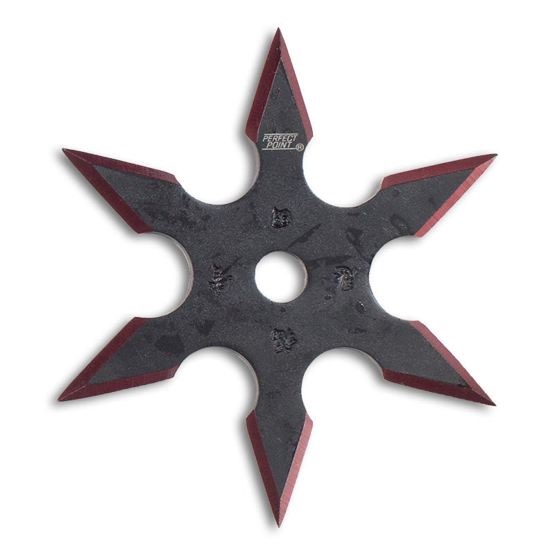 Perfect Point 4 Set Black Colour Edged Ninja Throwing Star 4"