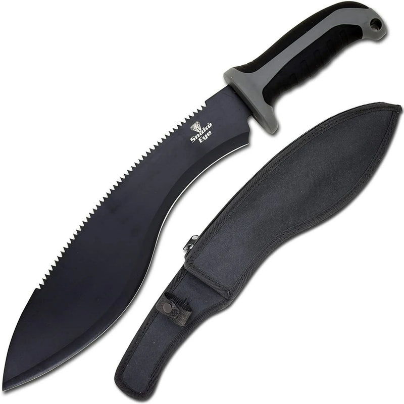 Snake-Eye 17.5" Kukri Saw-Back Machete