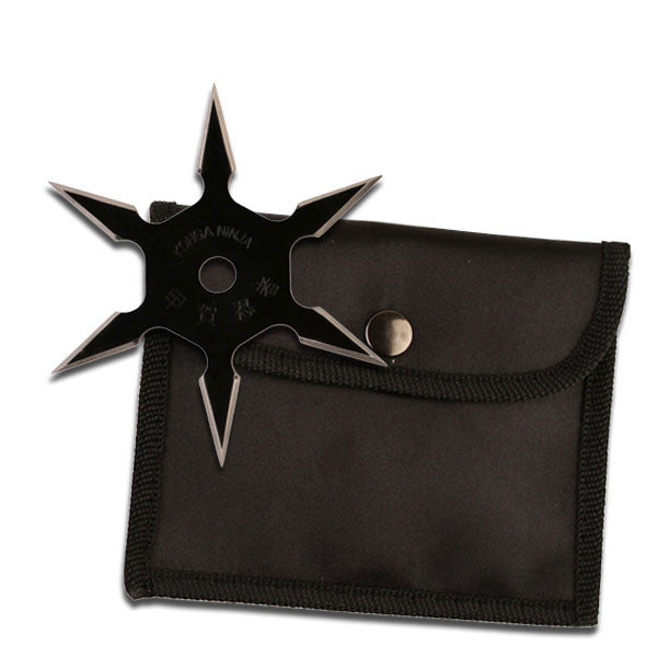 Blades USA 6 Point Kohga Ninja Black Throwing Star 4″