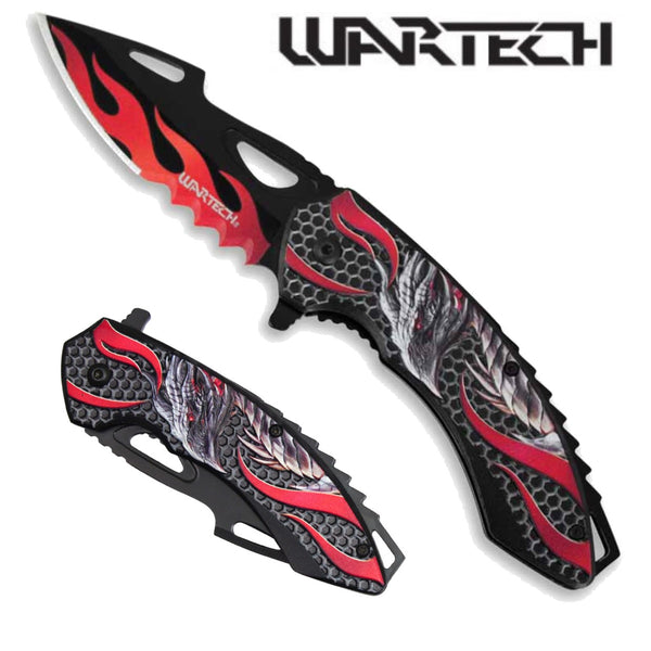 Wartech Dragon Fury Folding Knife 7.75″