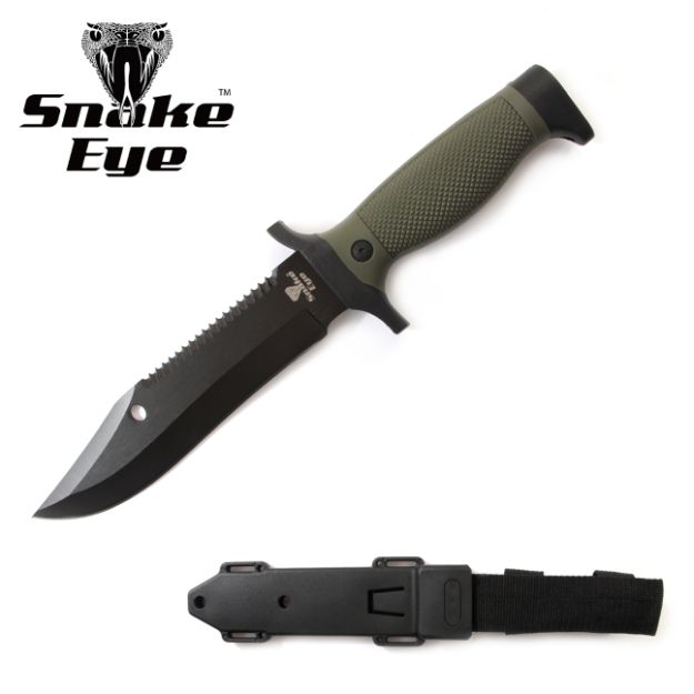 Snake Eye 12" Outdoor Hunting Fixed Blade Knife