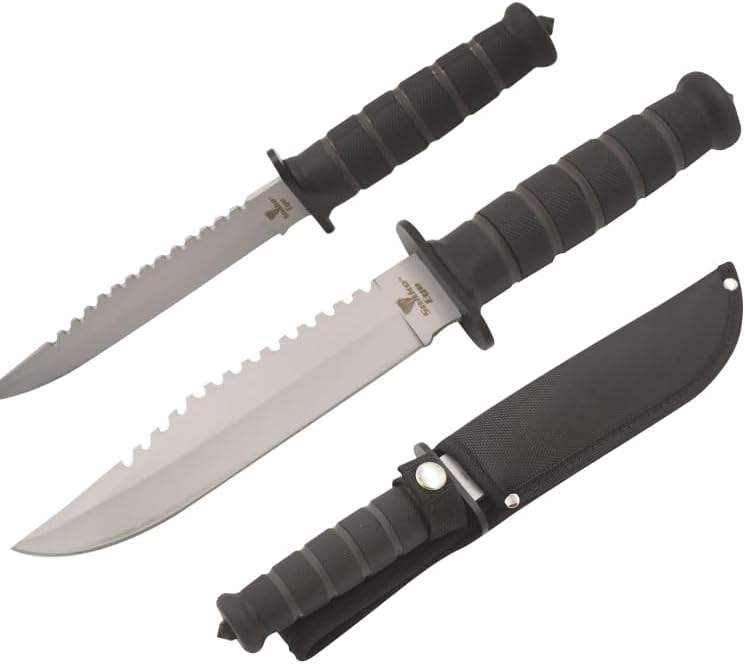 Snake Eye 12" Tactical Bowie Fixed Blade Knife