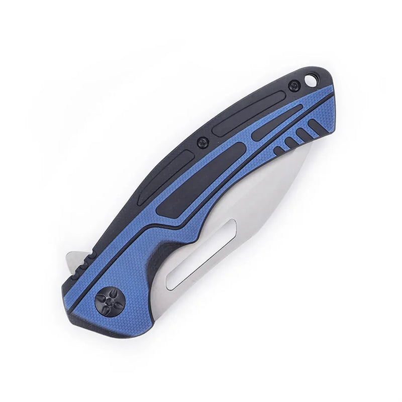 Snake Eye Extreme 8" Black/Blue Folding Knife