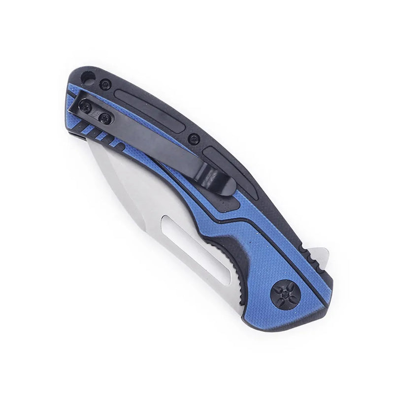 Snake Eye Extreme 8" Black/Blue Folding Knife