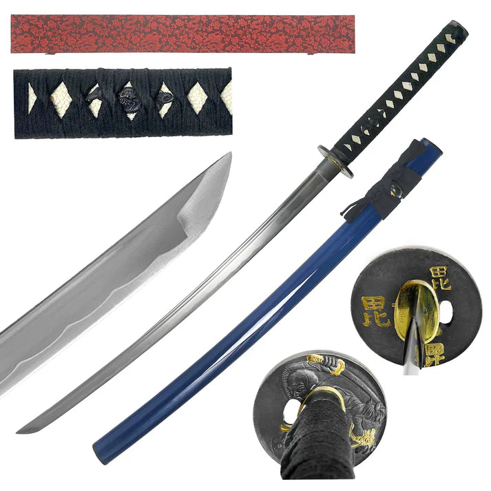 40.5″ Musha Blue 'Uesugi Kenshin' Samurai Sword