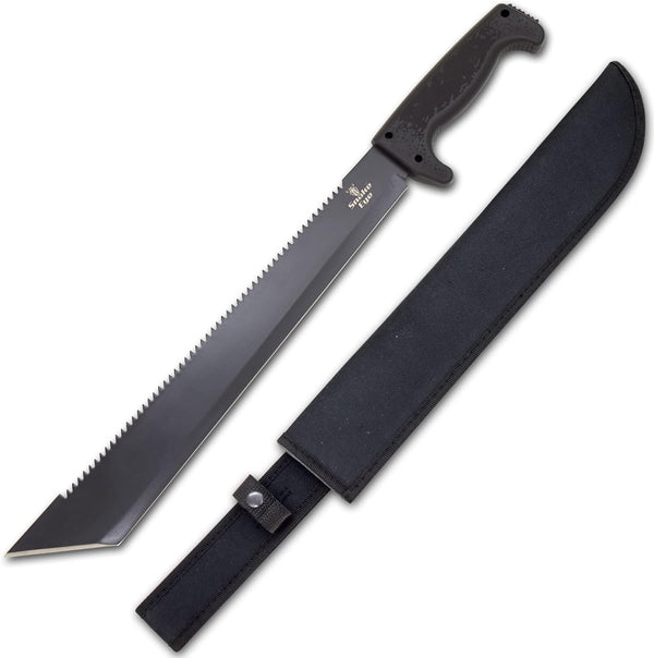 Snake Eye 21" Tanto Black Machete