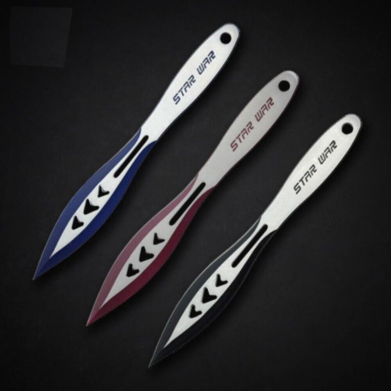 Aeroblades 3 Piece Two-Tone Star Wars Throwing Knives 6.5″