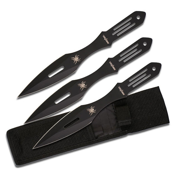 Backorder - Perfect Point Spider Arrow Throwing Knife Set 9″