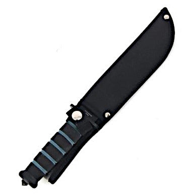 Snake Eye 12" Tactical Blk/Blue Fixed Blade Knife