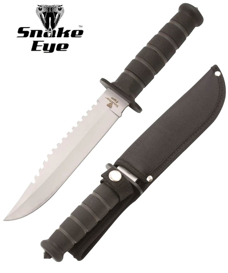 Snake Eye 12" Tactical Bowie Fixed Blade Knife