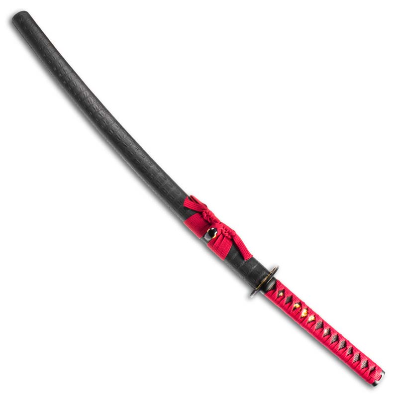 41″ Musha Hand Forged Red ‘Enso’ Circles Samurai Sword