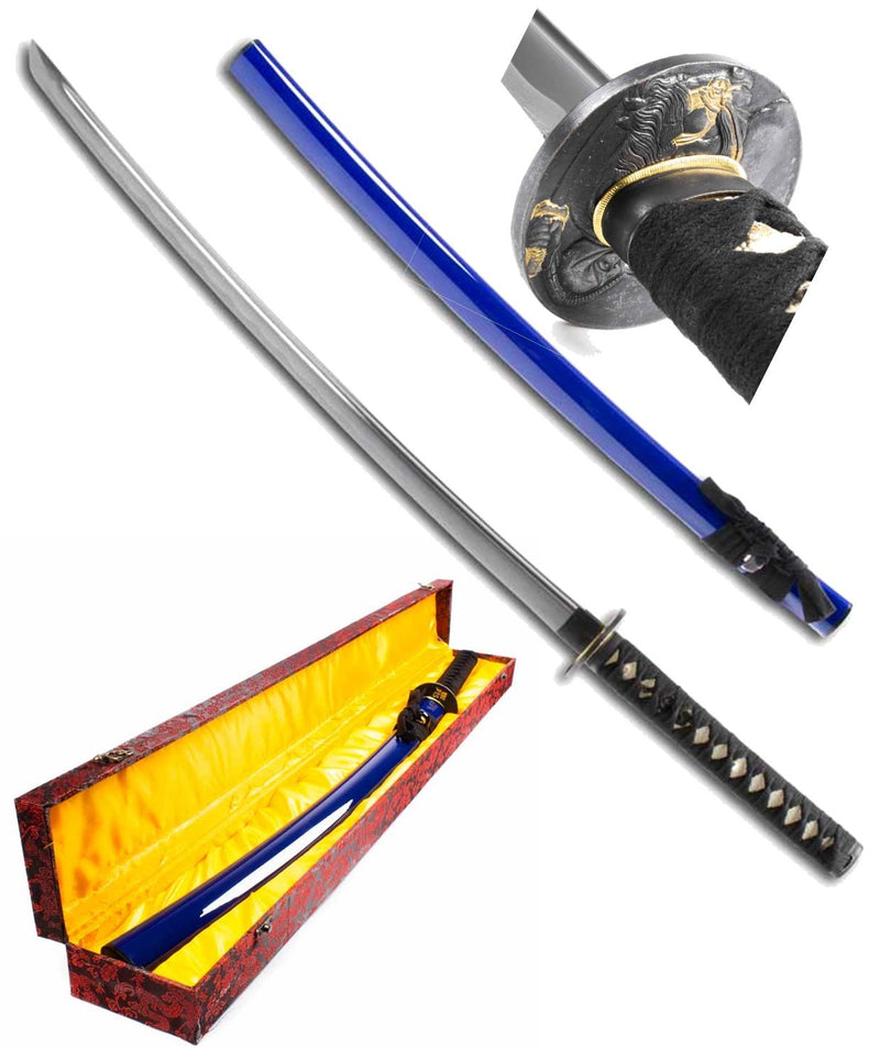 40.5″ Musha Blue 'Uesugi Kenshin' Samurai Sword