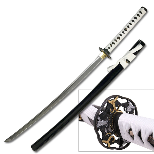 Ten Ryu 42″ White Samurai Sword