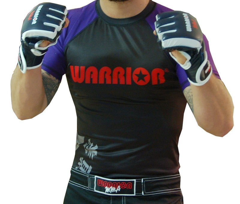 Graded Short Sleeve Rash Guard Purp/Black