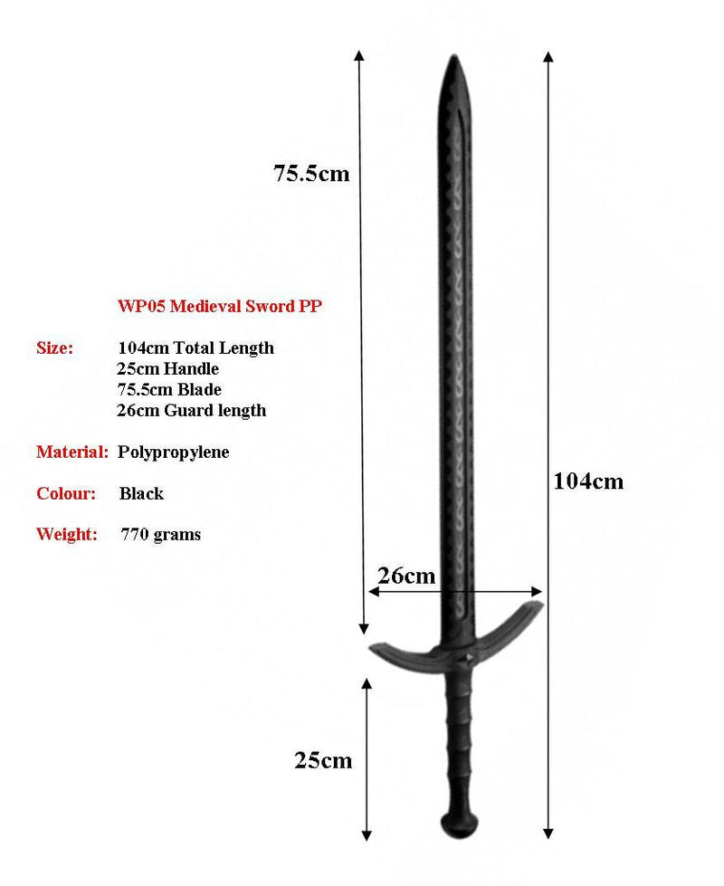 Medieval Synthetic 104cm Sparring Longsword