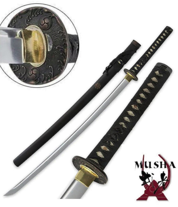 Musha 41″ Hand Forged Hijikata Toshizo Raging Waters Samurai Sword